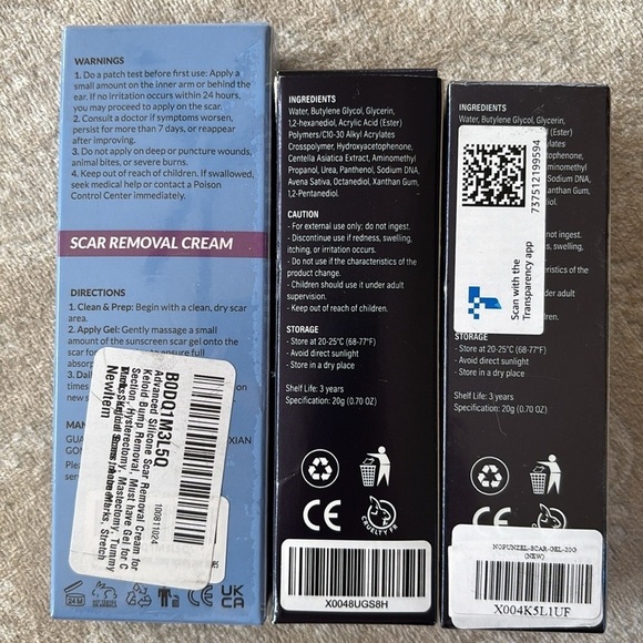 Brand New Lot of Silicone Scar Tape Sheets Advanced Treatment Scar Gel Cream - Picture 9 of 14